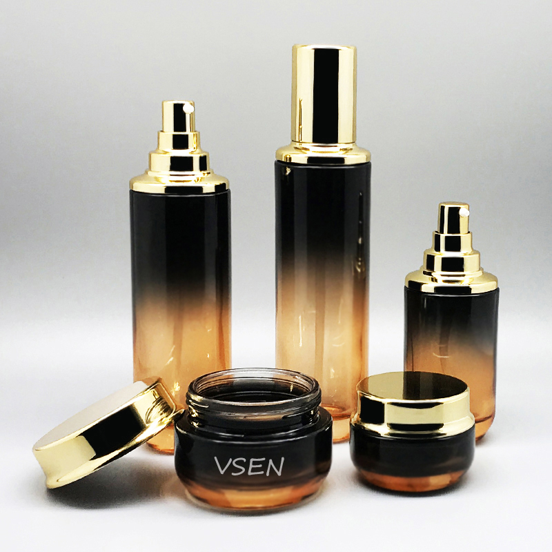 新款hth.com 紫罗兰hth.com套装瓶子定制高档玻璃(图8)